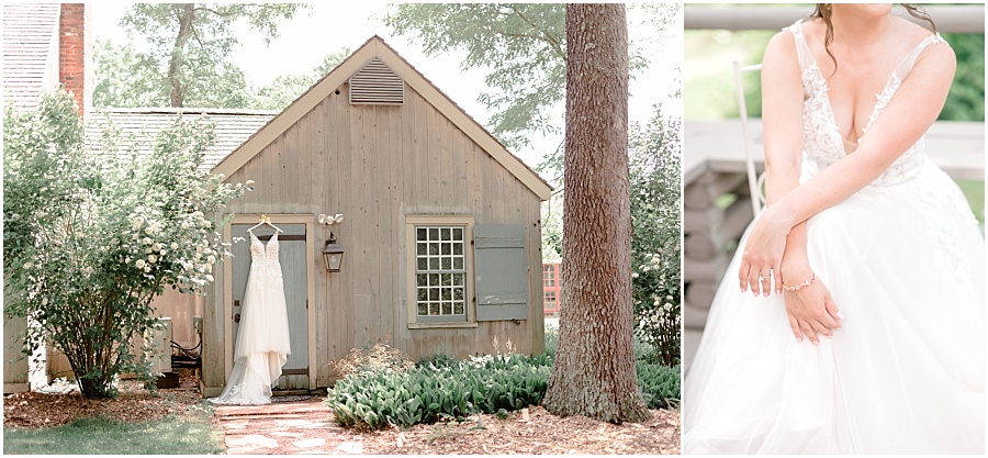 A light and airy summer wedding at Waterloo Village with elegant detail a